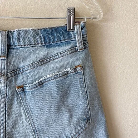 Abercrombie and Fitch The Dad High Rise Cut Off Shorts - Picture 6 of 8